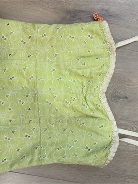 Nanette Lepore Lime Green Camisole with Cream Trim